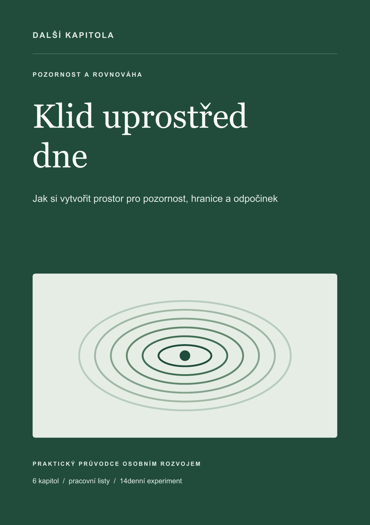 Obálka e-knihy Klid uprostřed dne